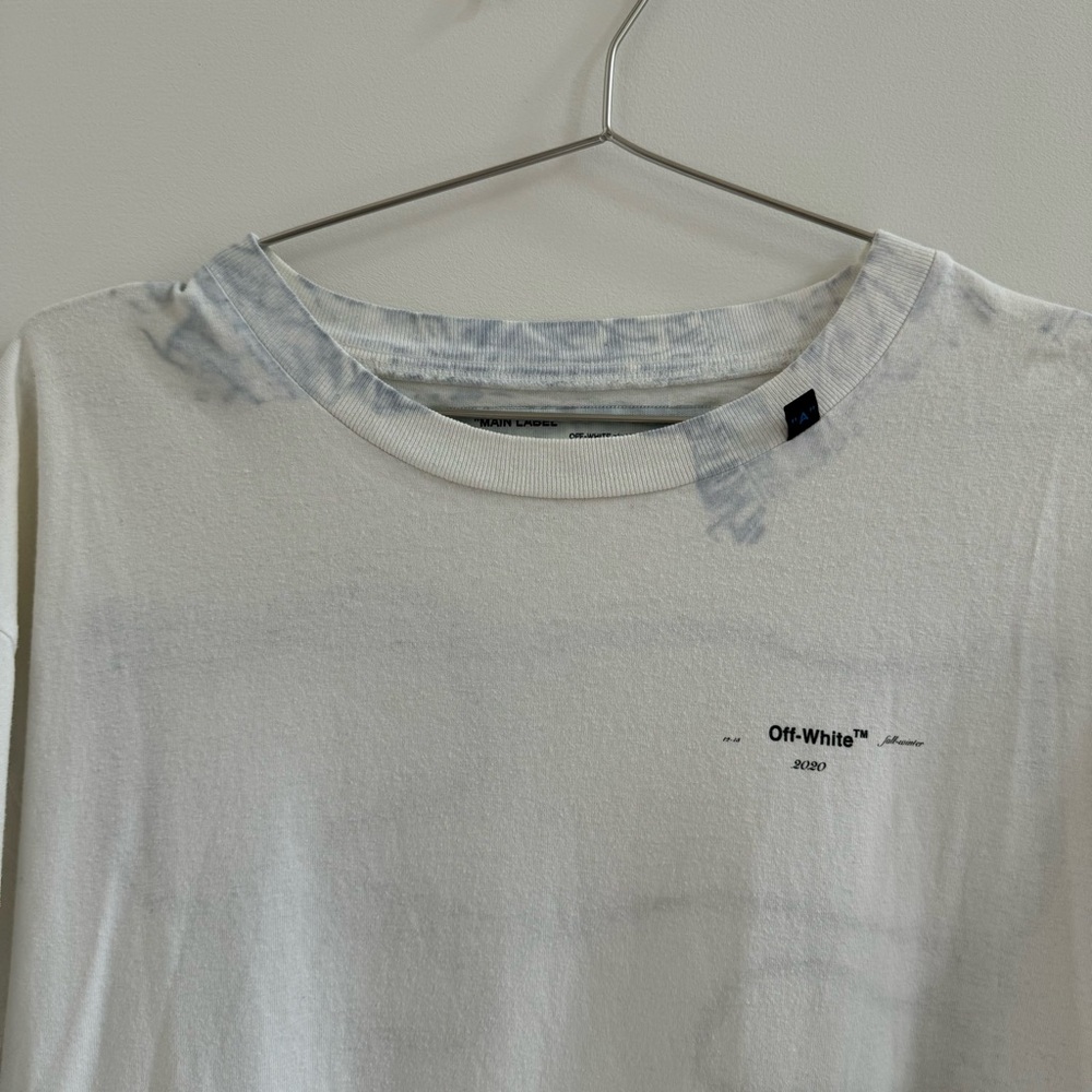 Off-White Subtle Graphic Tee in White - Picture 3 of 7